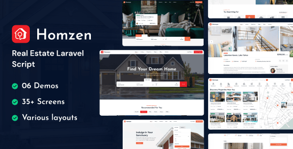 Real Estate Listing Script — Real Estate / Laravel source code preview